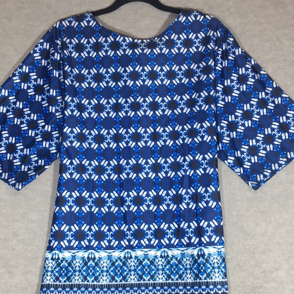 SWIMSUITS FOR All - Quick Dry Swimsuit Cover Up/Jean Top Abstract Sunburst - Picture 2 of 16